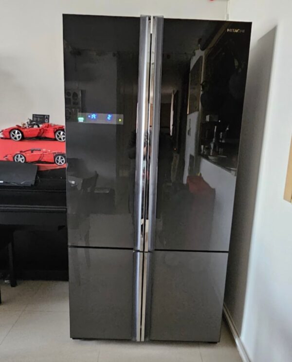 Used Hitachi 4 Door French Style Refrigerator - Modern & Efficient, Like New